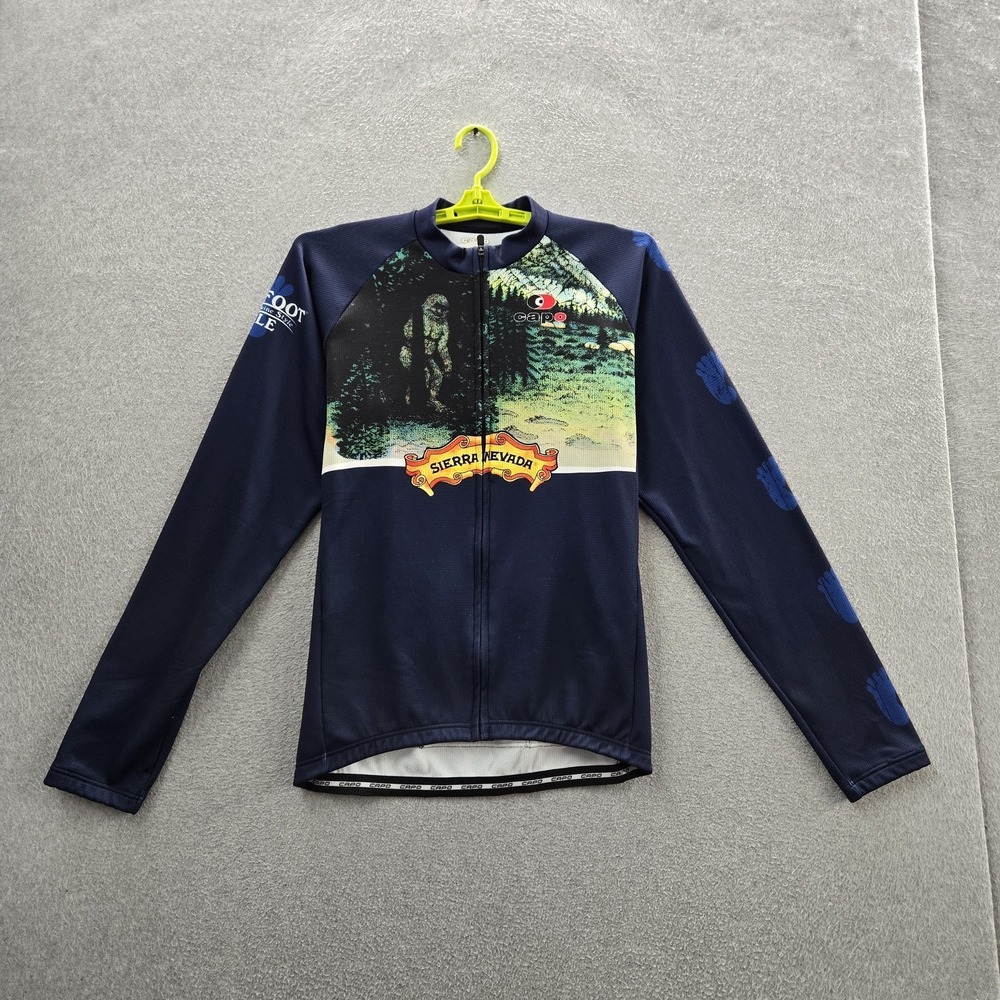 Capo Men Cycling Jersey XXL Navy Blue Graphic Sierra‎ Nevada Bigfoot Ale Italy